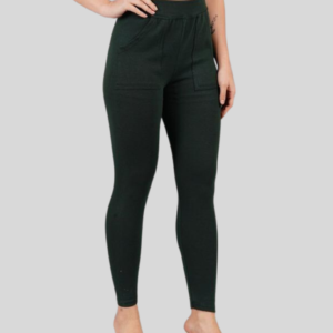 Bottle green Jeggings