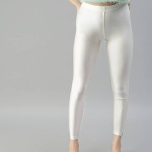 White Shimmer Leggings